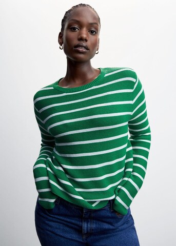 MANGO Sweater 'Dakotin' in Green: front