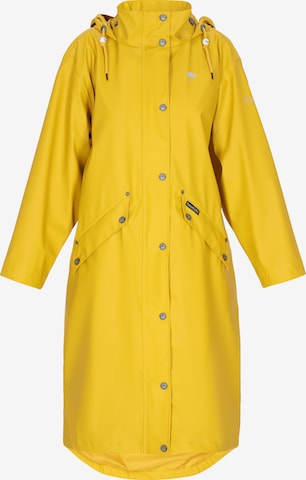 Manteau mi-saison Schmuddelwedda en jaune : devant