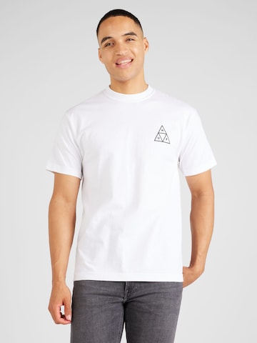 HUF Тениска в бяло: отпред