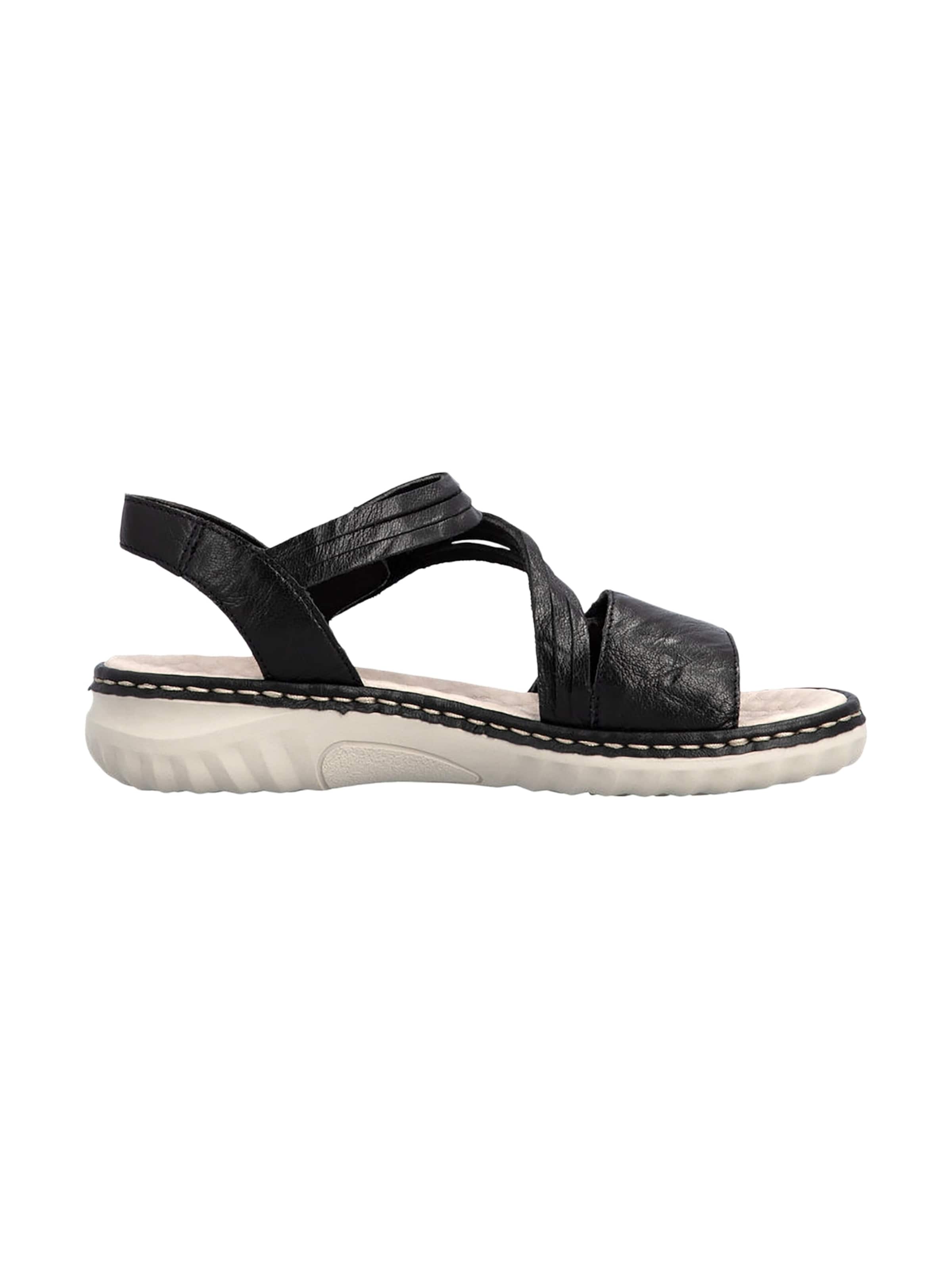 Rieker - Sandalias 'Ledersandalen' en negro