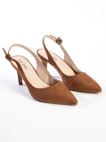 Celena Slingpumps 'Cruz' in Bruin