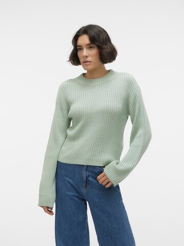 VERO MODA Sweater 'Hilde' in Green: front