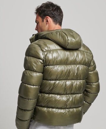 Veste mi-saison Superdry en vert