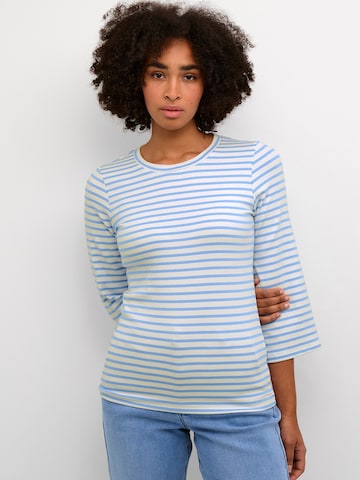 Kaffe - Camisa 'Liddy' em azul: frente