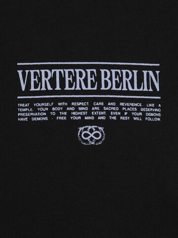 Vertere Berlin Shirt 'MY BODY IS A TEMPLE' in Black