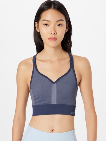 Casall Sporttop in Blauw: voorkant