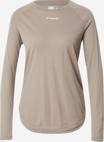 Hummel - Camiseta funcional 'Vanja' en beige: frente