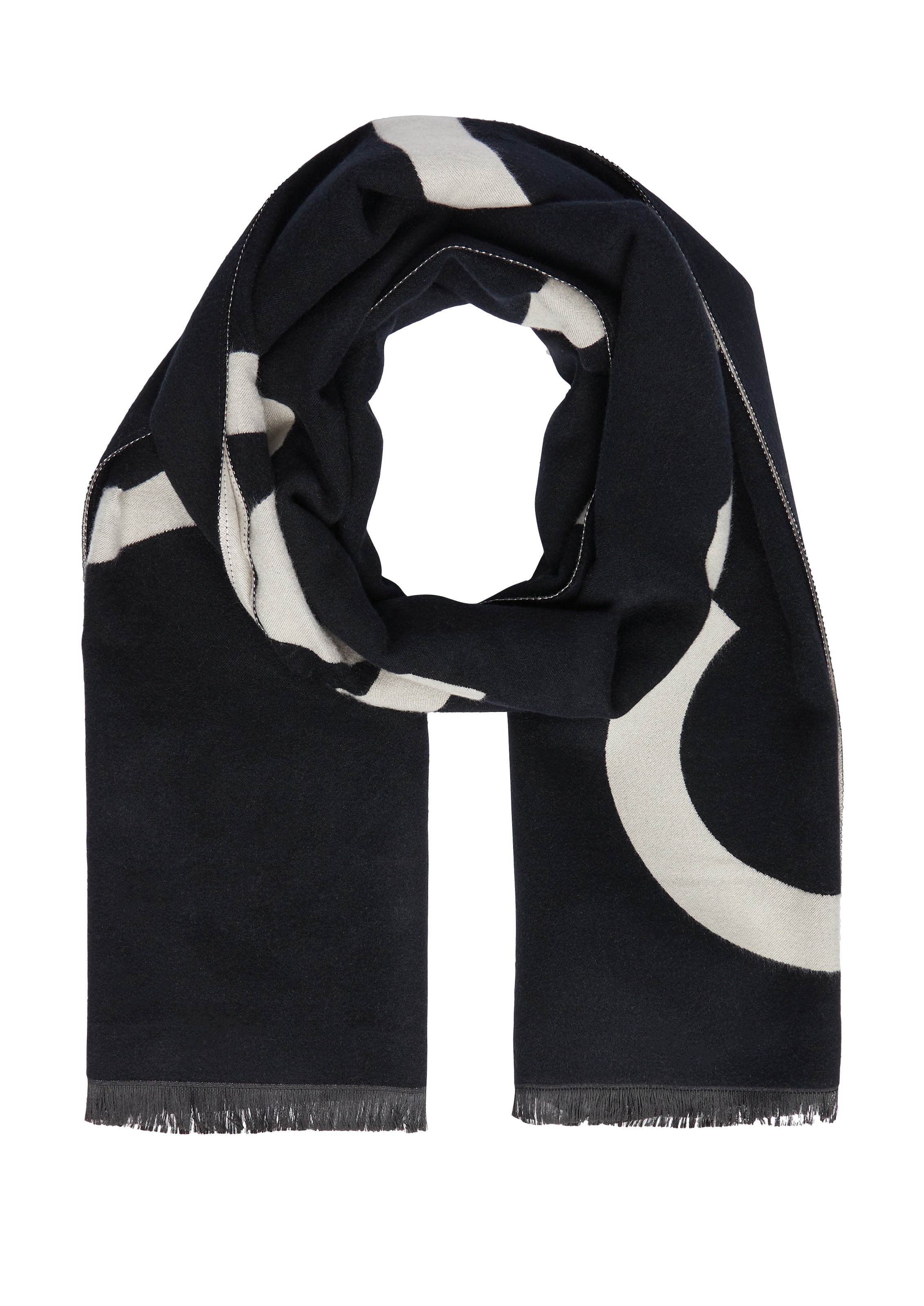 COMMA Tuch in beige / schwarz, Produktansicht