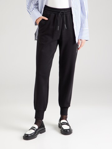 KARL LAGERFELD JEANS Конический (Tapered) Штаны в Черный: спереди