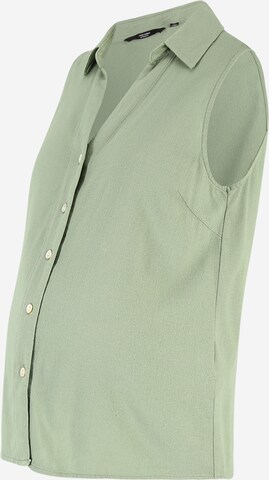 Vero Moda Maternity Blouse 'MYMILO' in Groen: voorkant