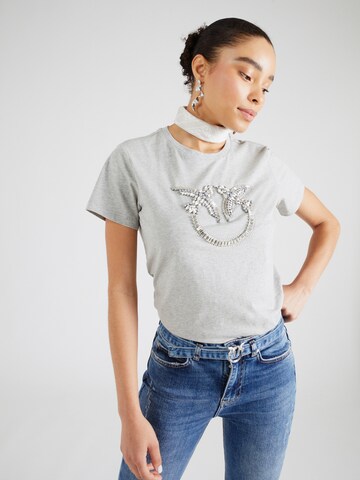 PINKO - Camiseta 'QUENTIN' en gris: frente