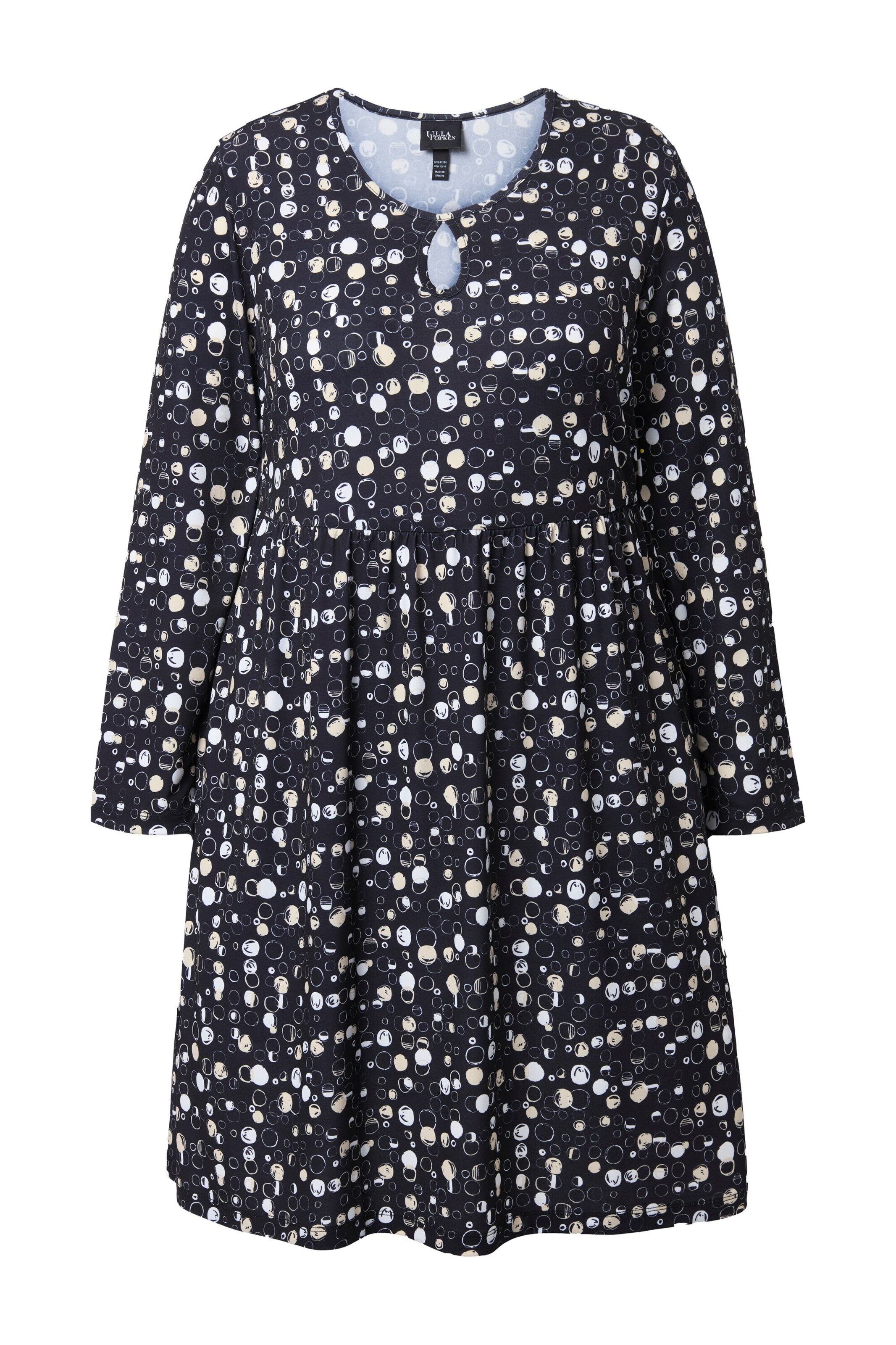 Ulla Popken Jurk in Zwart: voorkant