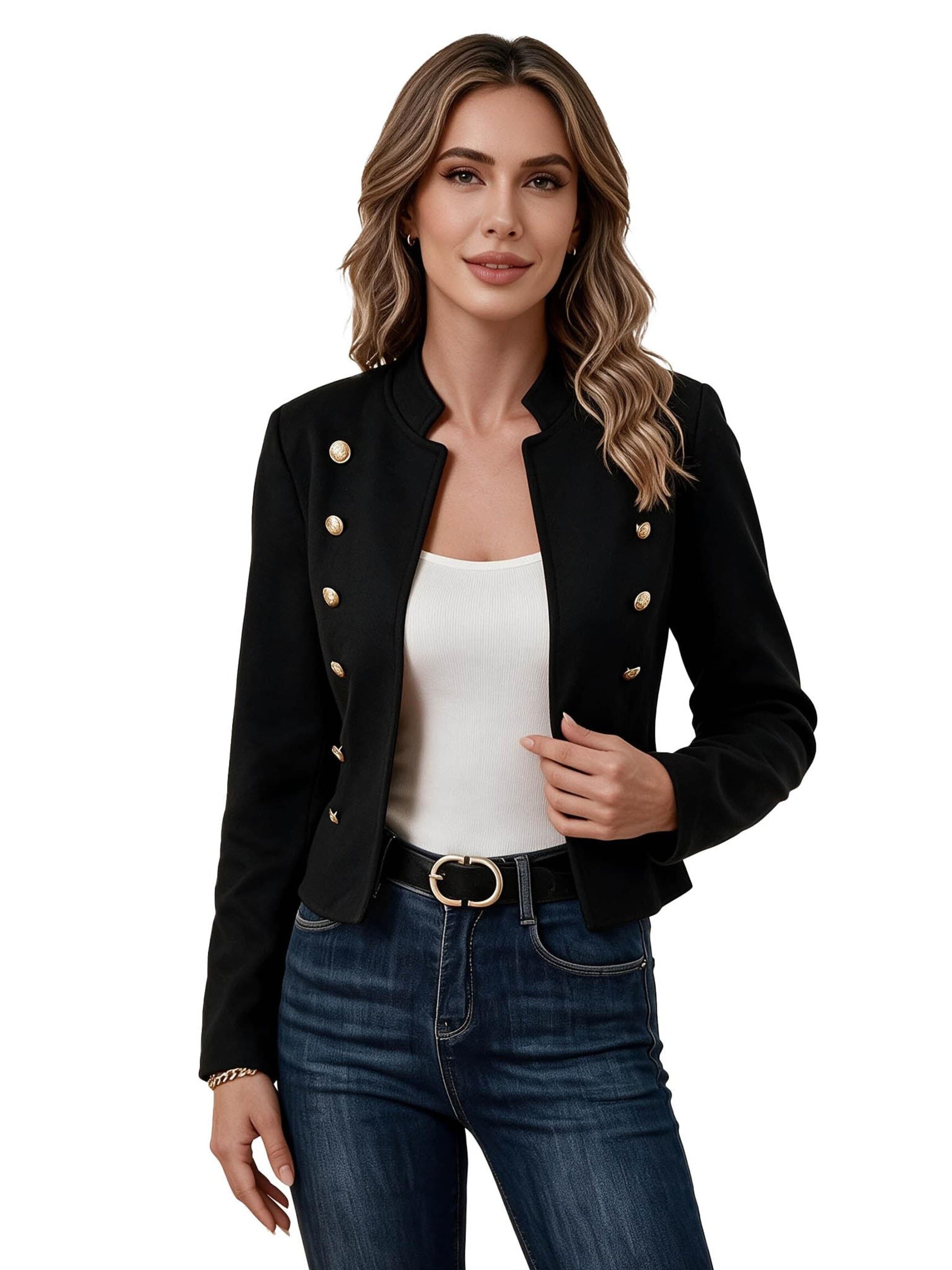 KoJooin Blazer in Black: front