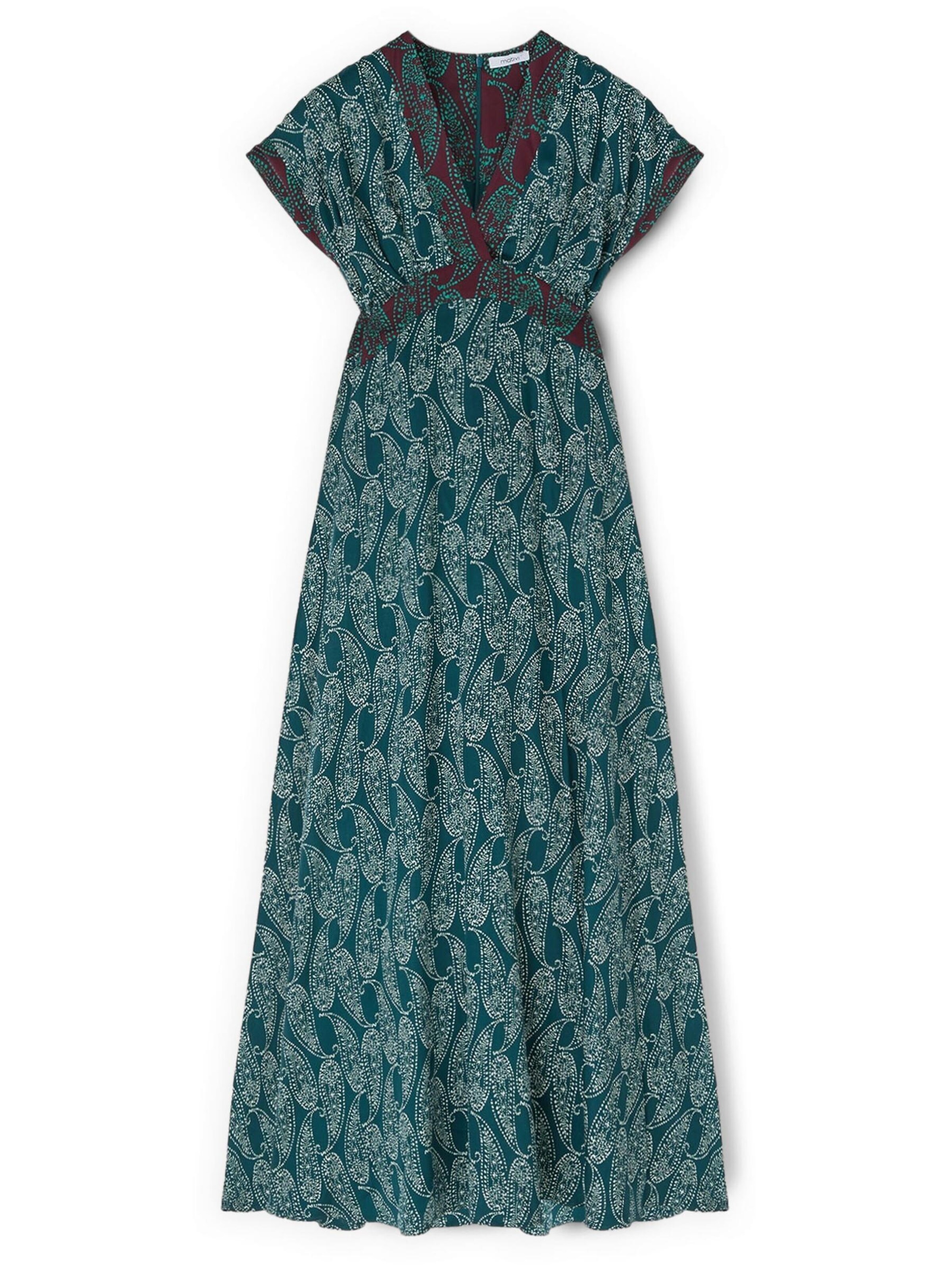 Robe MOTIVI en vert : devant