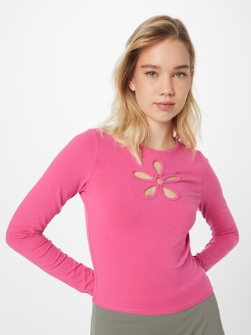 rozā HOLLISTER T-Krekls: no priekšpuses
