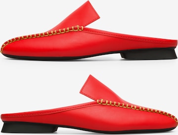 CAMPER Mules in Red