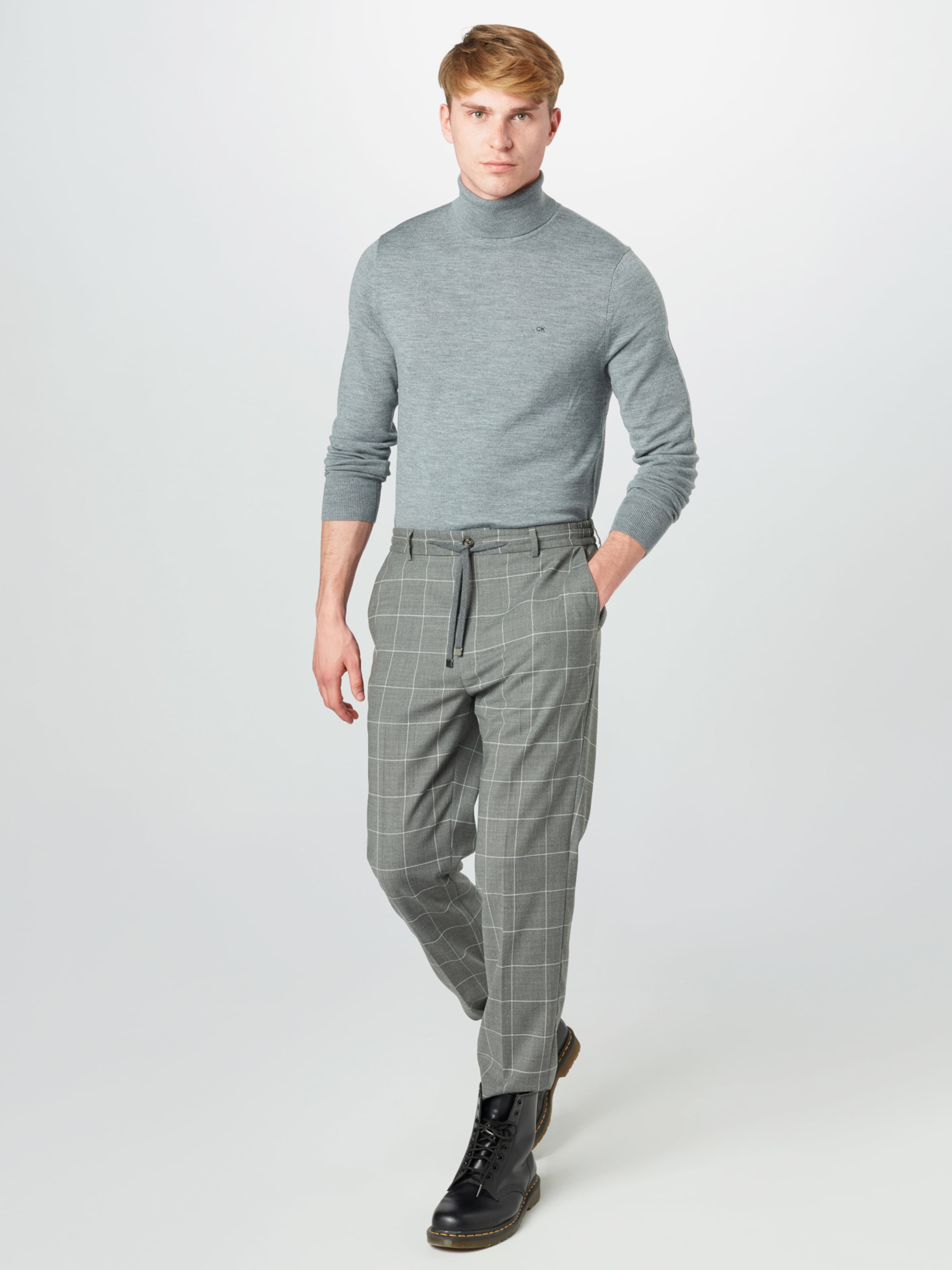 Männer Pullover & Strick Calvin Klein Pullover in Graumeliert - SK67580