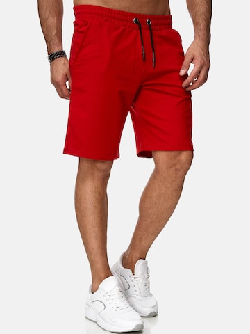 Reslad Hose 'Shorts Basic Sweathose' in Rot: Vorderseite