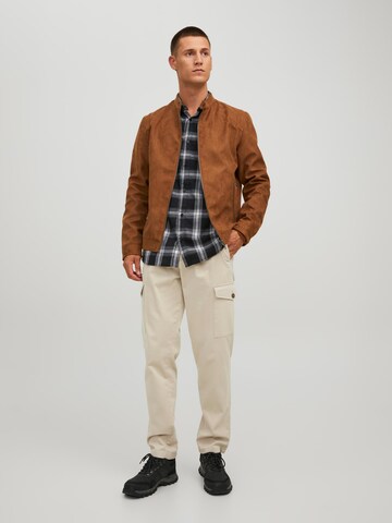 Regular Pantalon cargo 'Ollie Bowie' JACK & JONES en beige