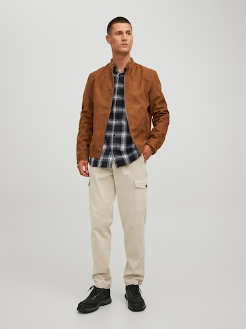 JACK & JONES Regular Cargobroek 'Ollie Bowie' in Beige