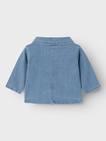 NAME IT Regular fit Button Up Shirt in Blue
