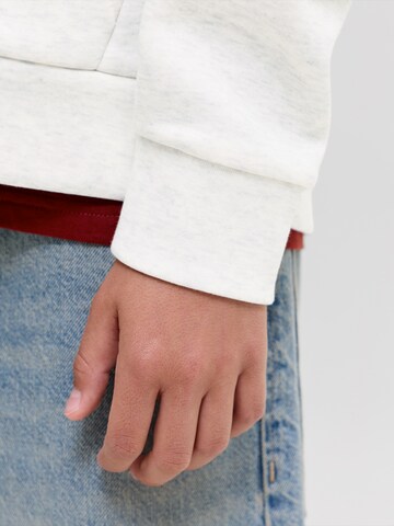 Jack & Jones Junior Sweater 'JJEBarron' in White