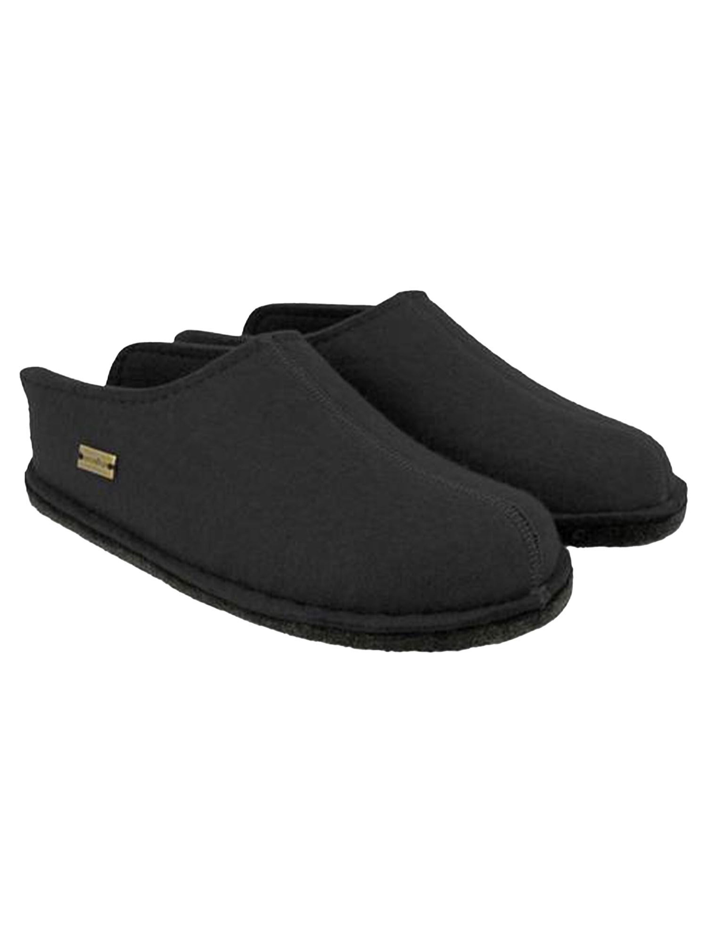 HAFLINGER Slipper 'Flair Smily' in Black