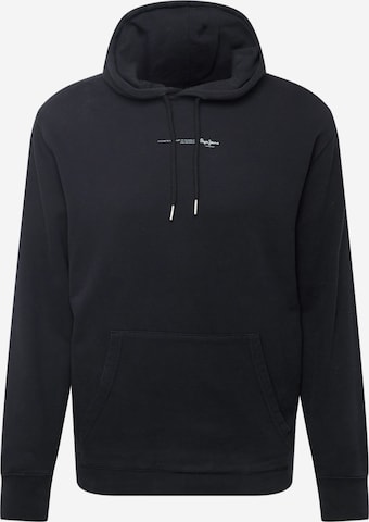 Sweat-shirt Pepe Jeans en noir : devant