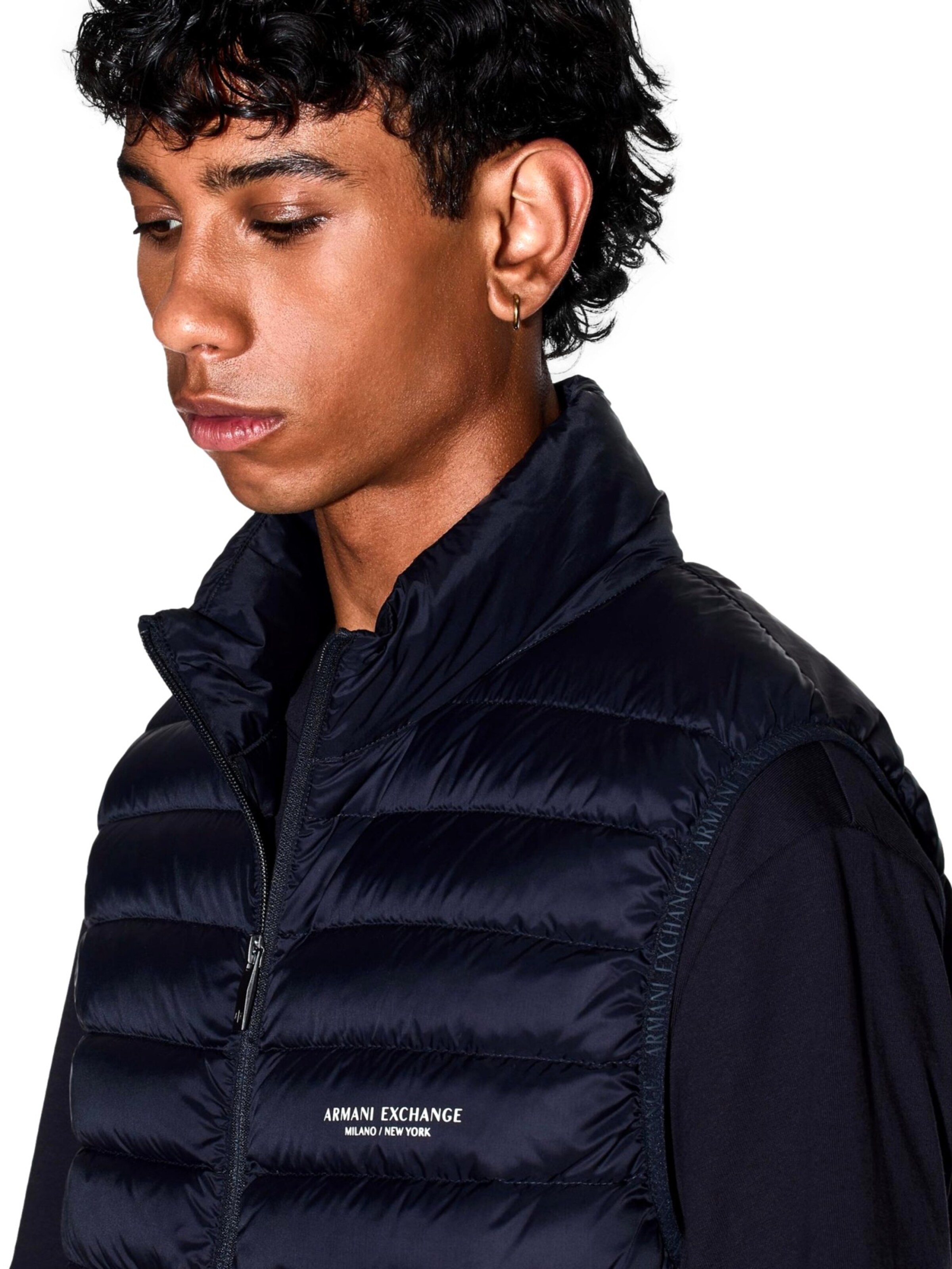 ARMANI EXCHANGE Vest in Blue