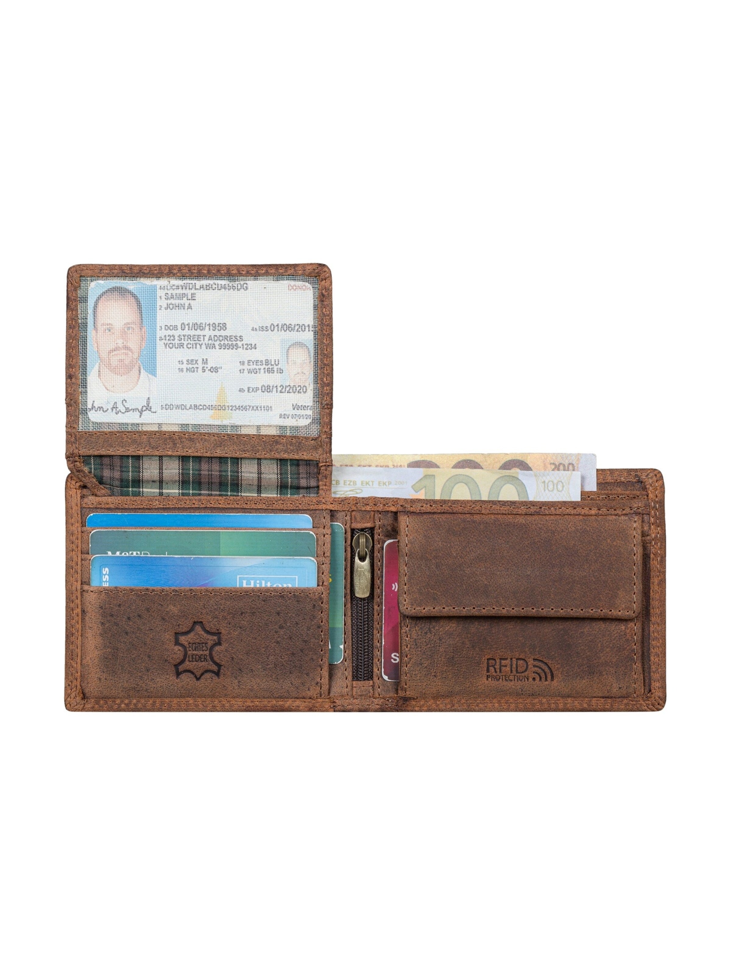 Benthill Wallet in Brown