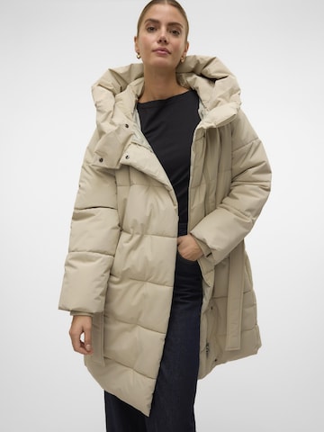 VERO MODA Vinterfrakke i beige: forside