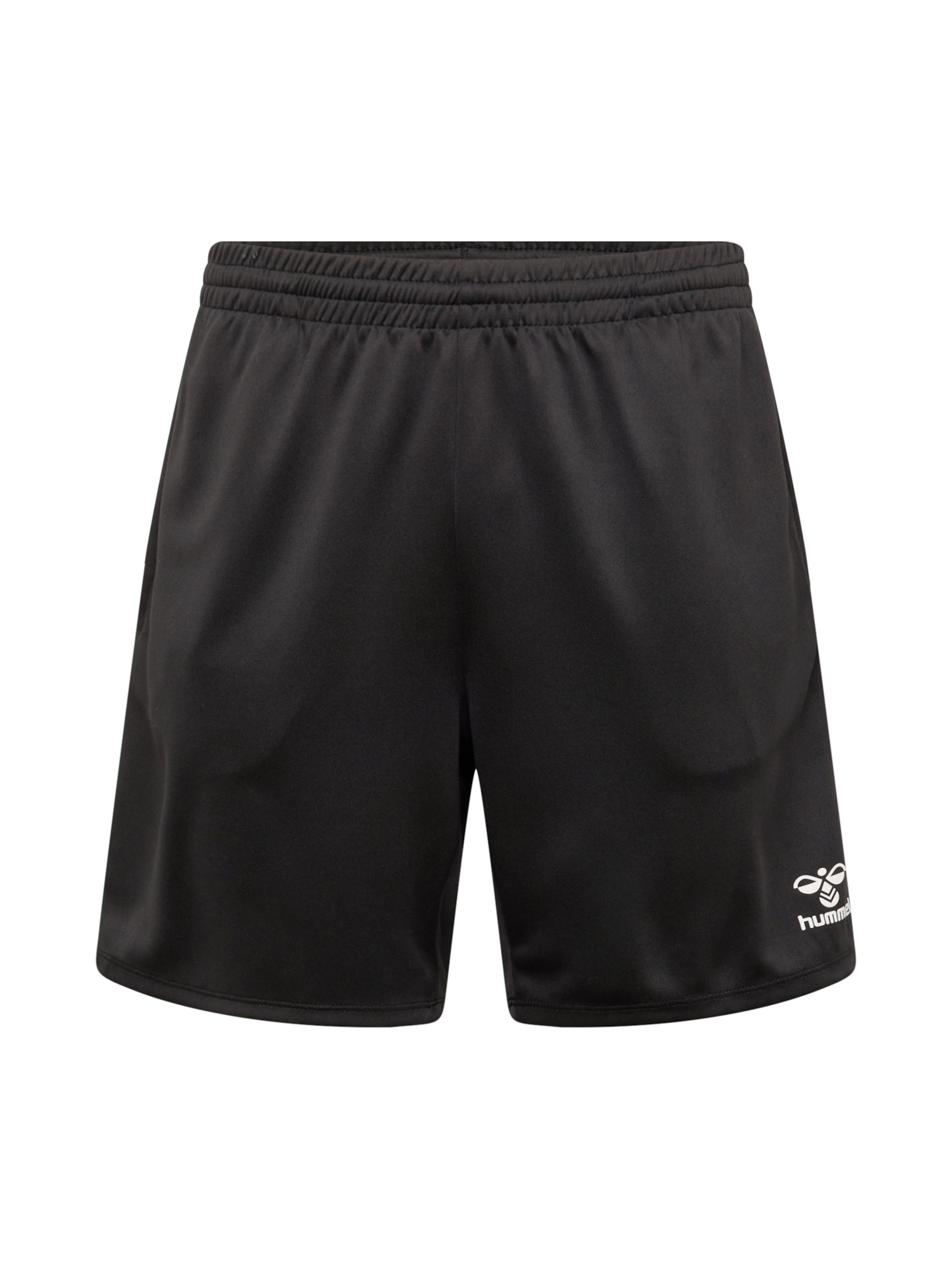 melns Hummel Standarta Sporta bikses 'ESSENTIAL': no priekšpuses