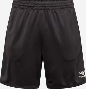 Hummel - regular Pantalón deportivo 'ESSENTIAL' en negro: frente