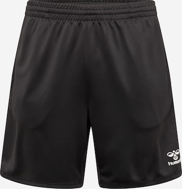 Regular Pantalon de sport 'ESSENTIAL' Hummel en noir : devant