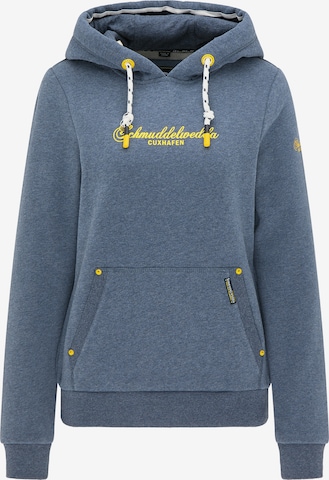 Schmuddelwedda Sweatshirt in Blue: front