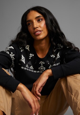 KangaROOS Sweatshirt in Black