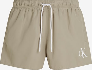Calvin Klein Swimwear Swimming shorts in Beige: front