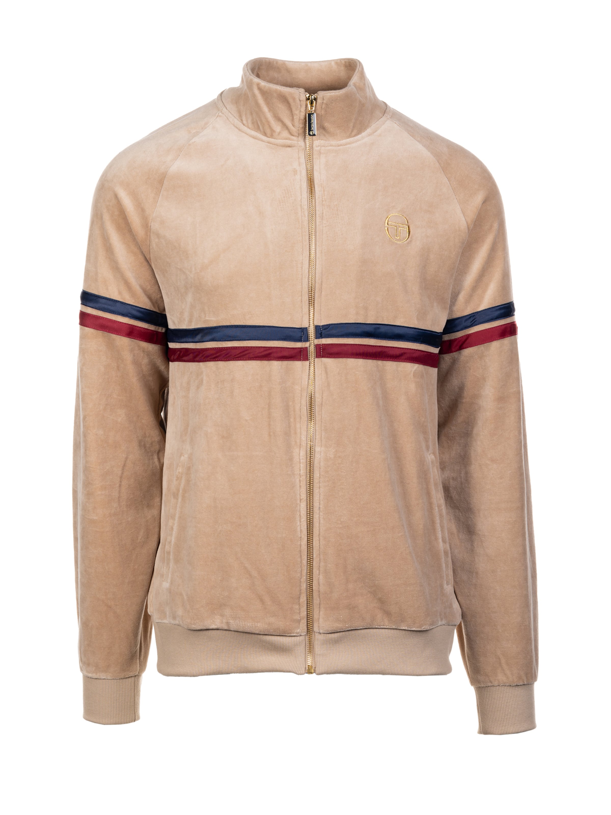 Sergio Tacchini Training jacket 'Orion Luxe' in Beige: front