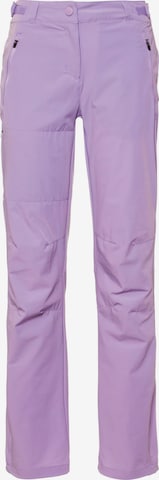 OCK Regular Workout Pants in Purple: front
