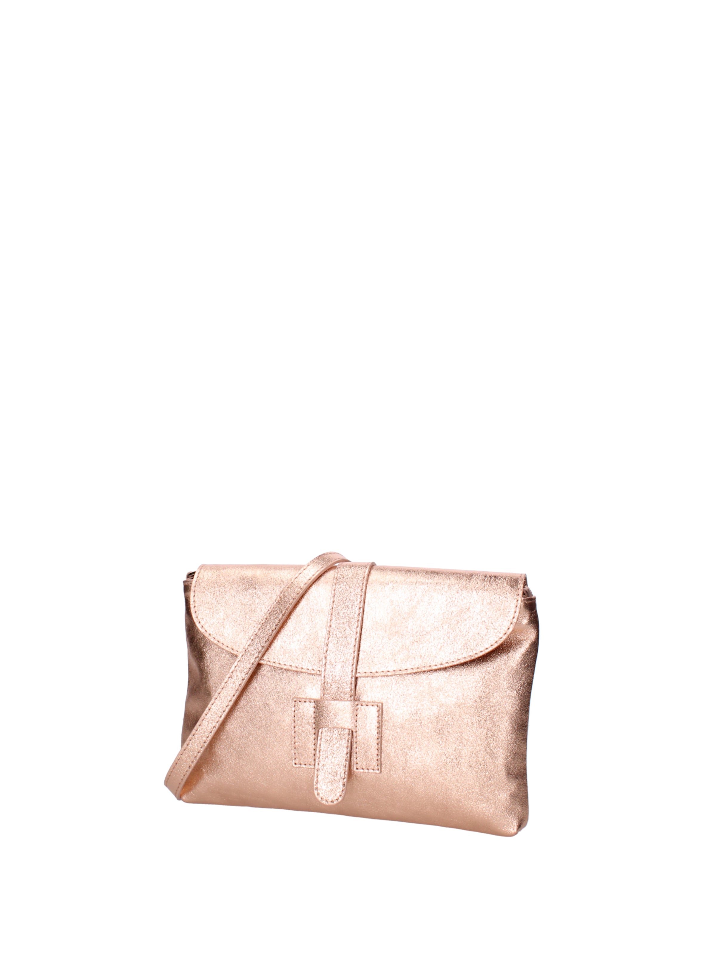 Viola Castellani Clutch in Brons: voorkant