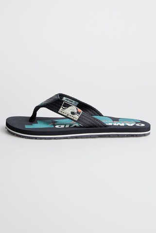 CAMP DAVID T-Bar Sandals in Blue