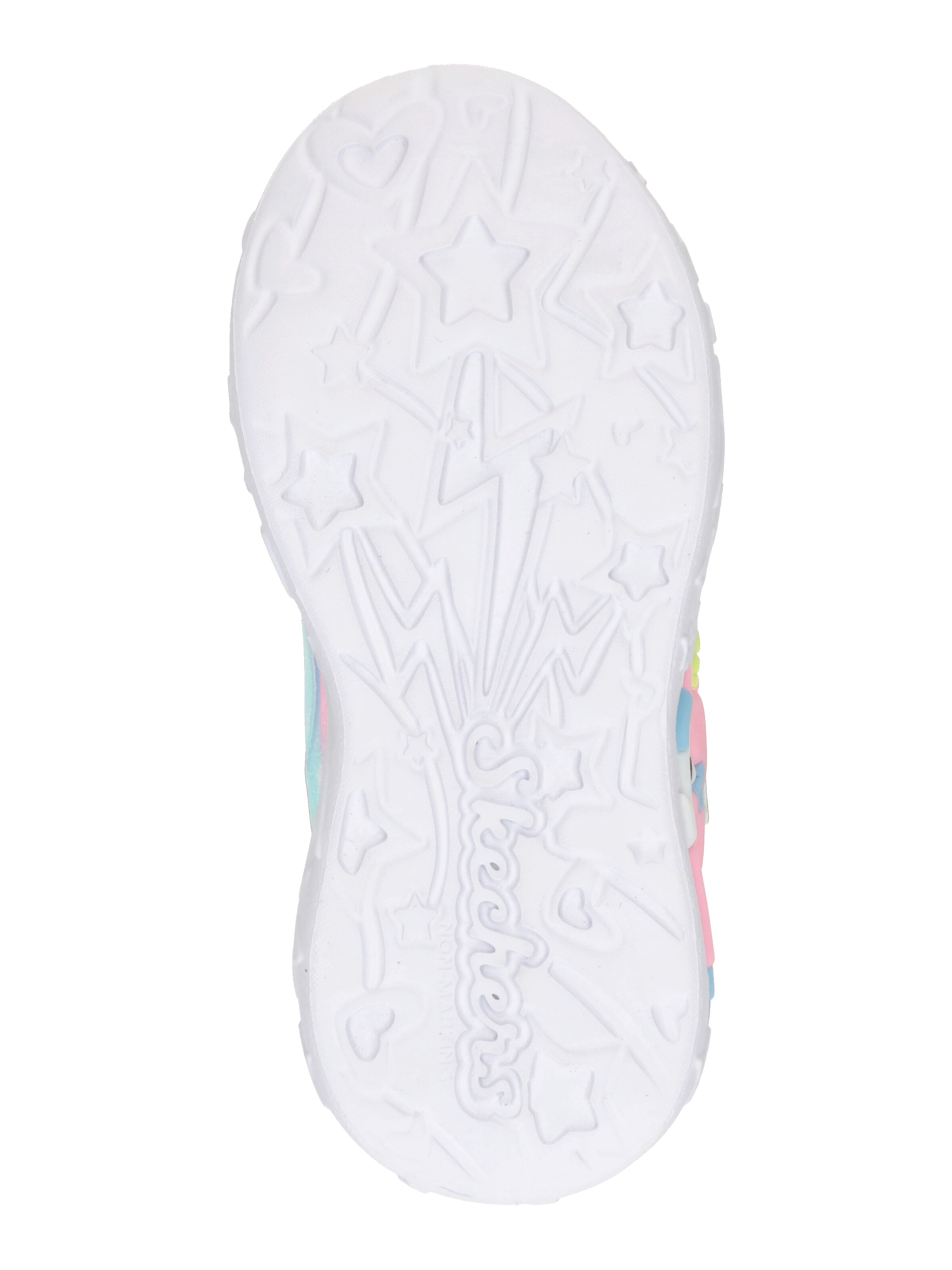 Sneaker 'UNICORN CHARMER' di SKECHERS in argento