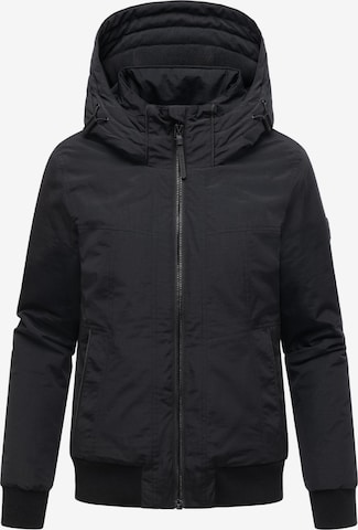 Veste fonctionnelle 'Mooni 16' MARIKOO en noir : devant