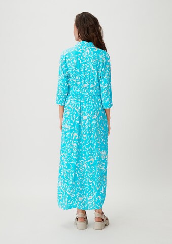 comma casual identity Blusenkleid in Blau: Rückseite