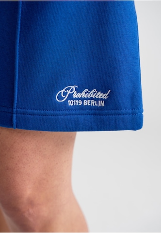 Loosefit Pantaloni 'Hometown' di Prohibited in blu