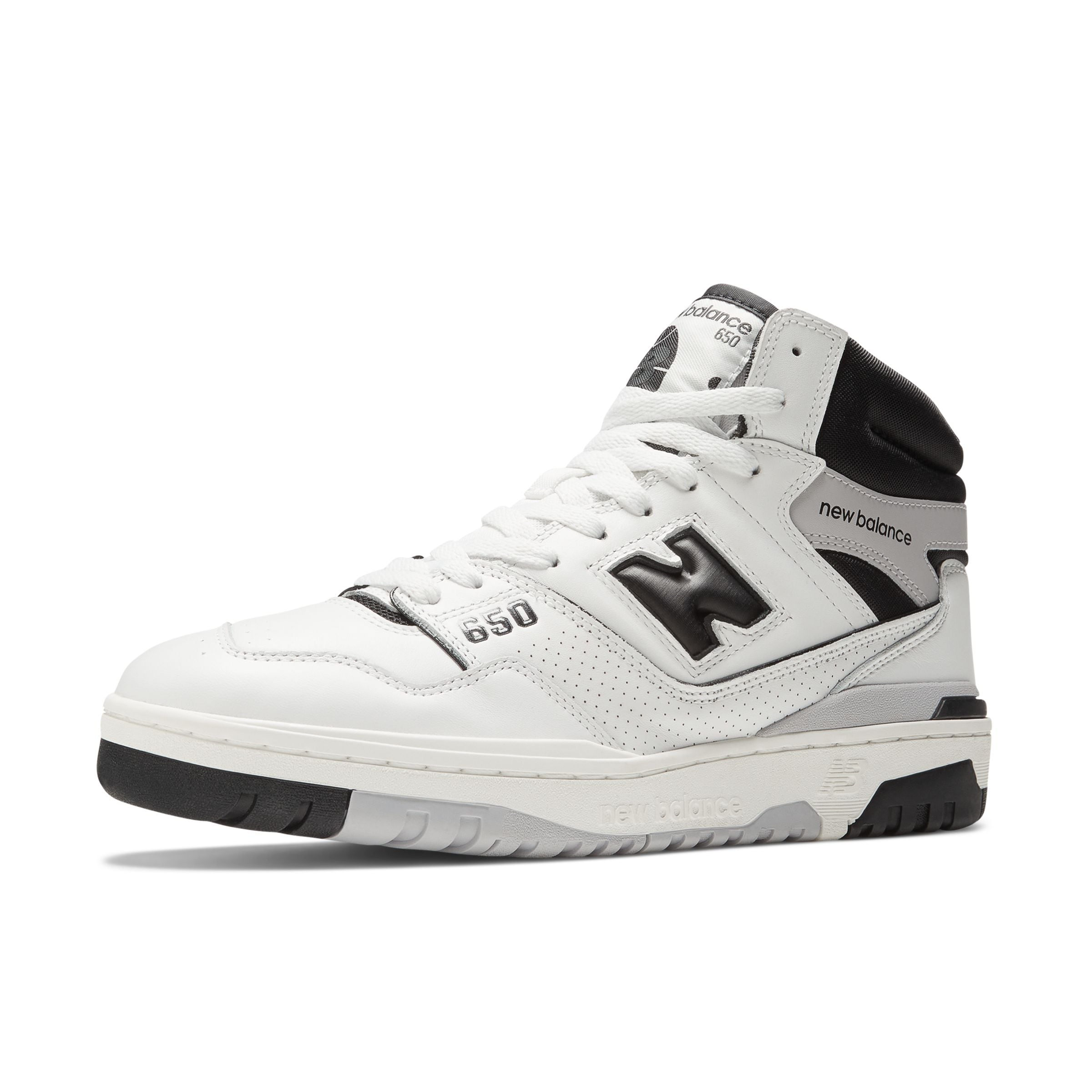 Baskets hautes '650' new balance en blanc : devant