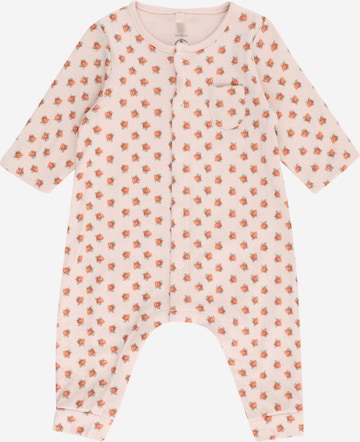 PETIT BATEAU Dungarees in Pink: front