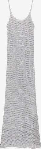 Pull&Bear Úpletové šaty – šedá: přední strana