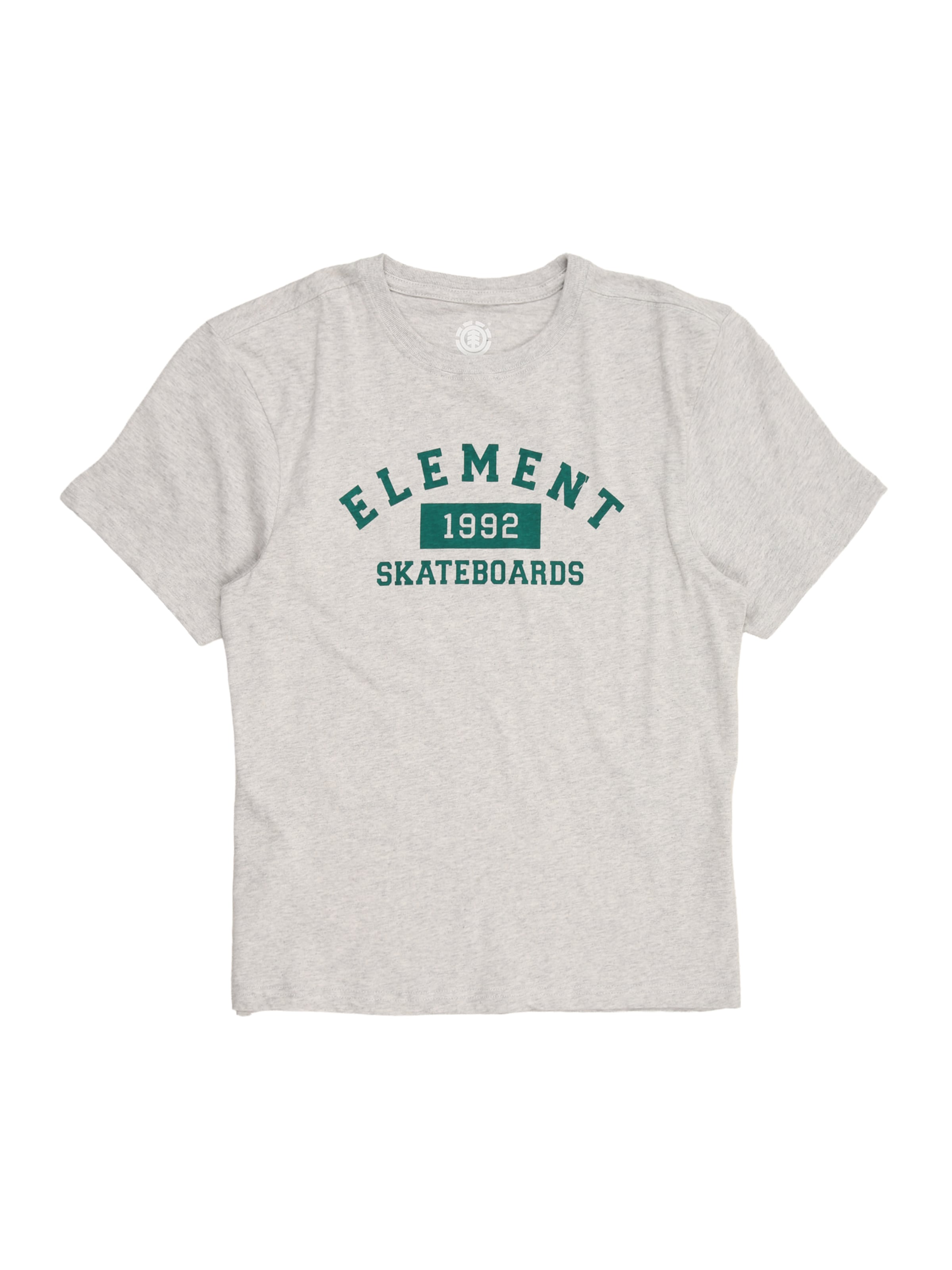 ELEMENT T-Shirt 'HOME TEAM' en gris clair / vert, Vue avec produit