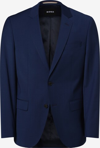 BOSS Slim fit Business-colbert in Blauw: voorkant